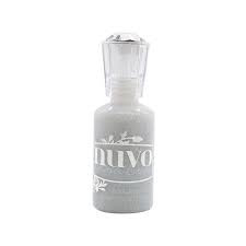 Nuvo Joya Gotas Cristales Plata